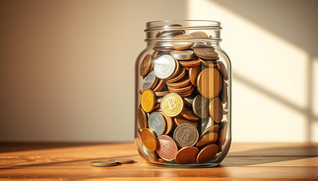 A-clear-glass-jar-filled-with-colorful-coins-and-bills-representing-the-accumulated-funds-of-1024x585 Comparing Premiums vs Deductibles: What's the Difference?