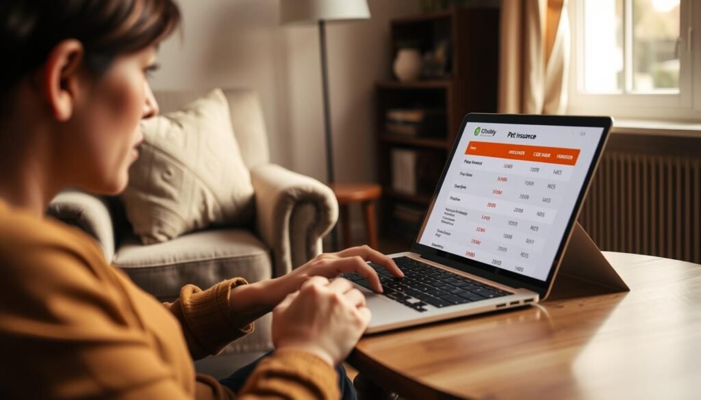 A-cozy-living-room-with-a-plush-armchair-and-a-side-table.-On-the-table-a-laptop-displays-an-1024x585 Protect Your Pet with the Top-Rated Pet Insurance Plans