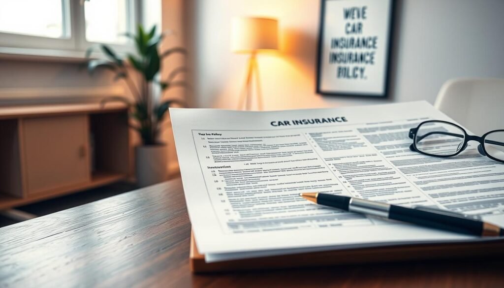 A-detailed-car-insurance-policy-document-sits-on-a-wooden-desk-illuminated-by-warm-1024x585 Protect Your Future: Car Insurance for Young Drivers