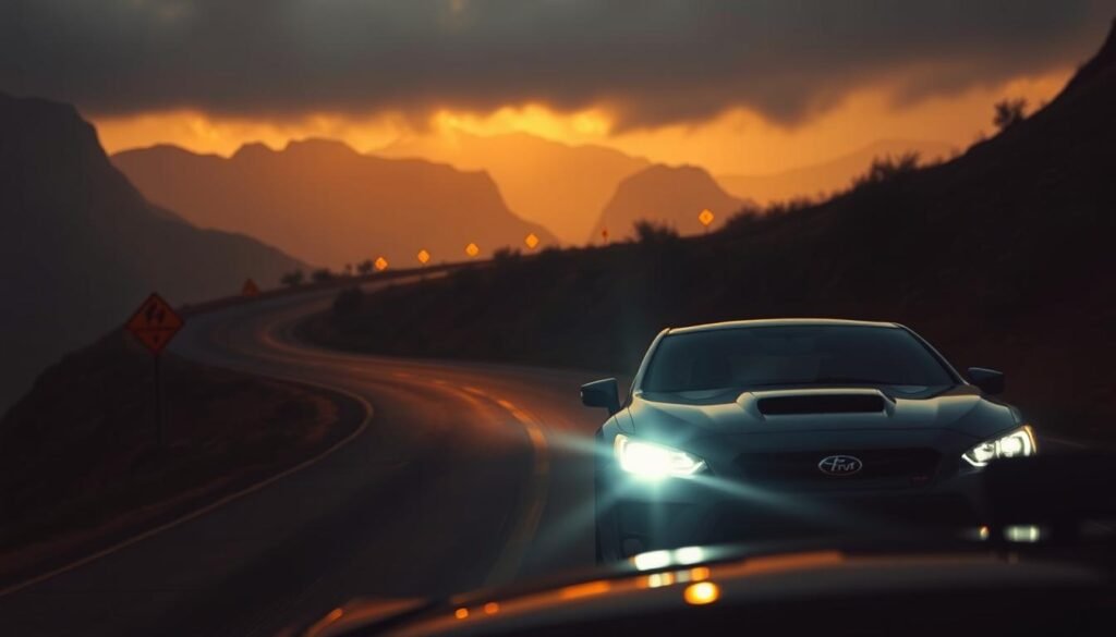 A-high-risk-driver-navigates-a-winding-road-their-vehicle-a-symbol-of-both-freedom-and-peril.--1024x585 Get the Best Auto Insurance Rates in the US