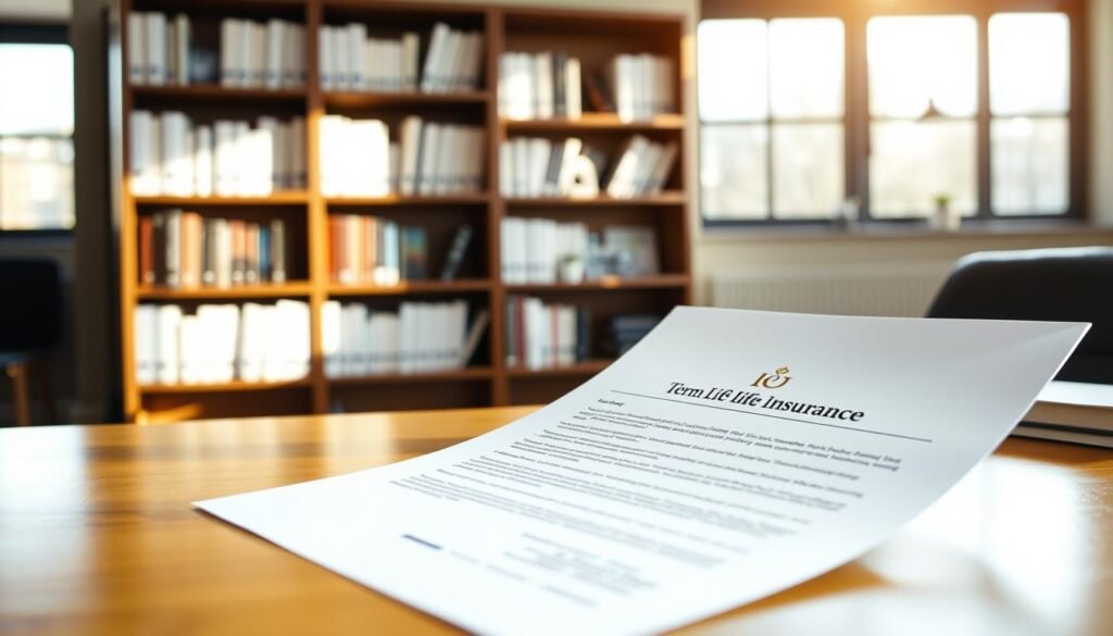 A-modern-sleek-term-life-insurance-policy-document-rests-on-a-wooden-desk-illuminated-by-1024x585 Discover the Essentials of Life Insurance in the US