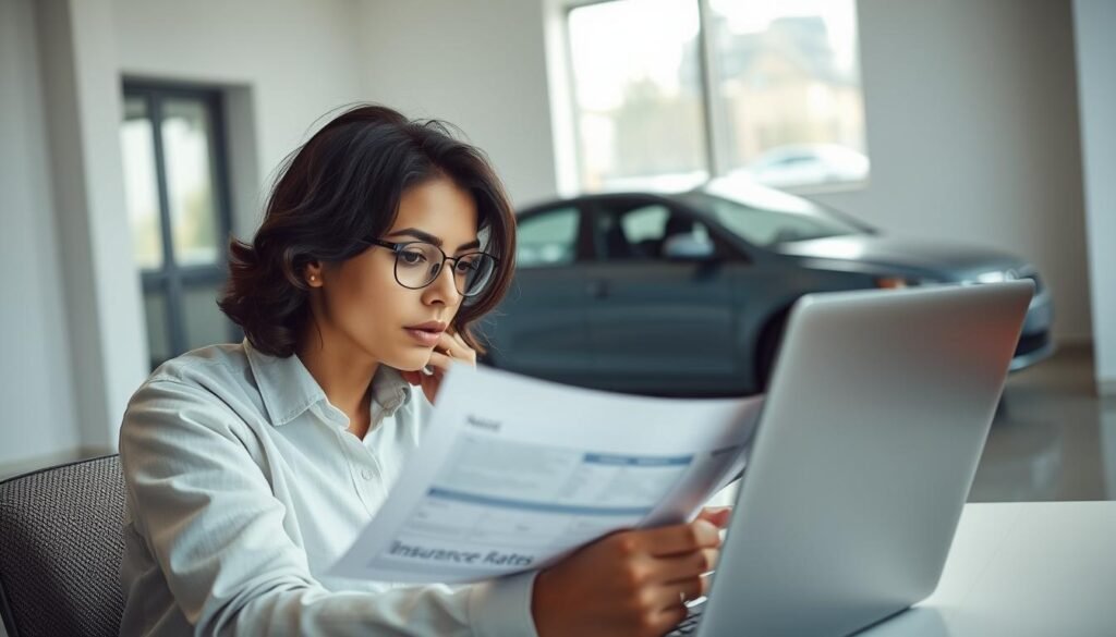 A-well-lit-scene-of-a-person-reviewing-insurance-documents-and-comparing-rates-on-a-laptop-1024x585 Get the Best Auto Insurance Rates in the US