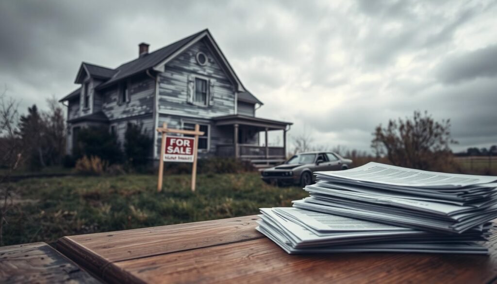 An-old-weathered-house-with-a-For-Sale-sign-on-the-lawn-surrounded-by-overgrown-weeds-and-a--1024x585 Discover Affordable Home Insurance Options