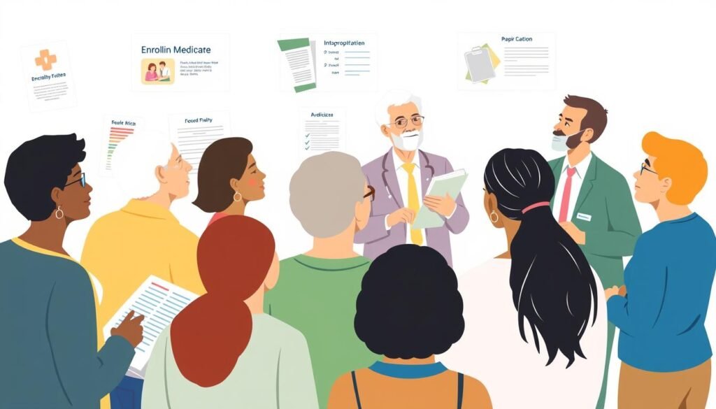 Image-of-a-person-enrolling-in-Medicare-health-insurance-options-1024x585 Explore Health Insurance Benefits and Coverage Options