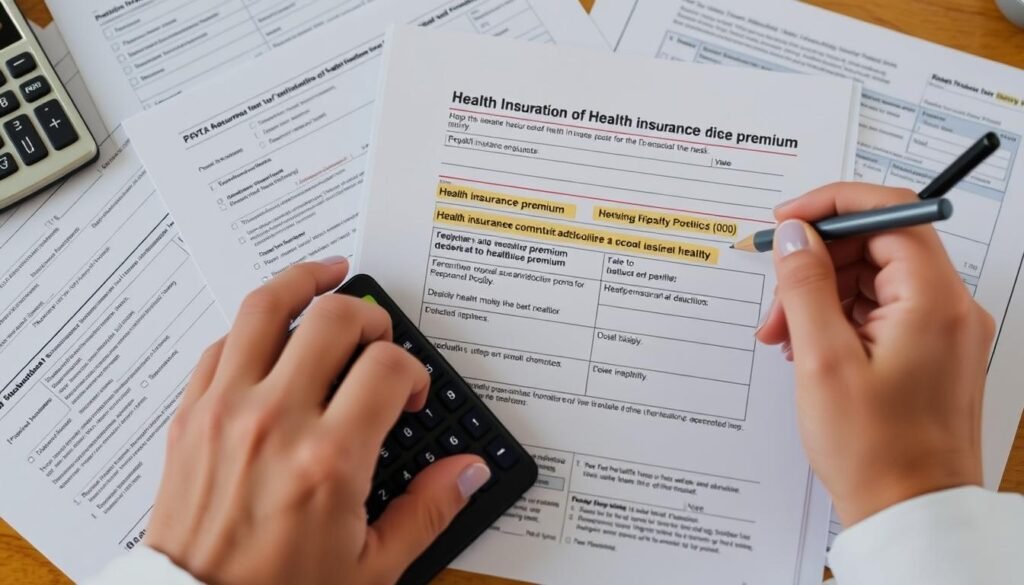 Person-reviewing-tax-documents-with-health-insurance-premium-information-1024x585 Are Health Insurance Premiums Tax Deductible? A Complete Guide for 2025