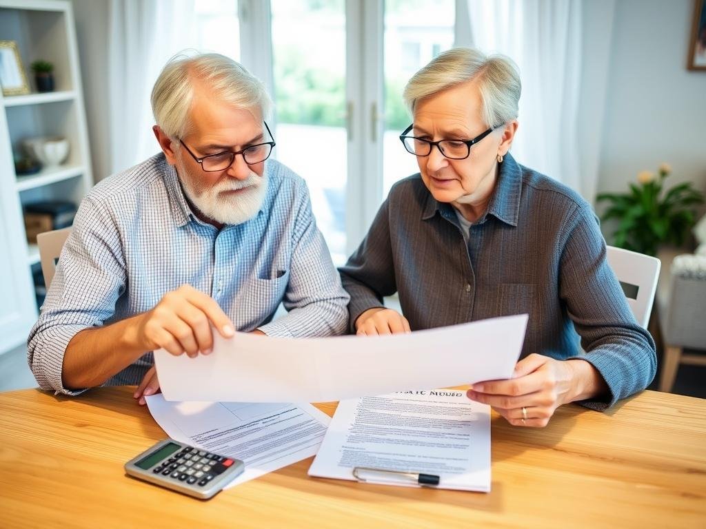 Senior-couple-reviewing-long-term-care-insurance-policy Are Health Insurance Premiums Tax Deductible? A Complete Guide for 2025